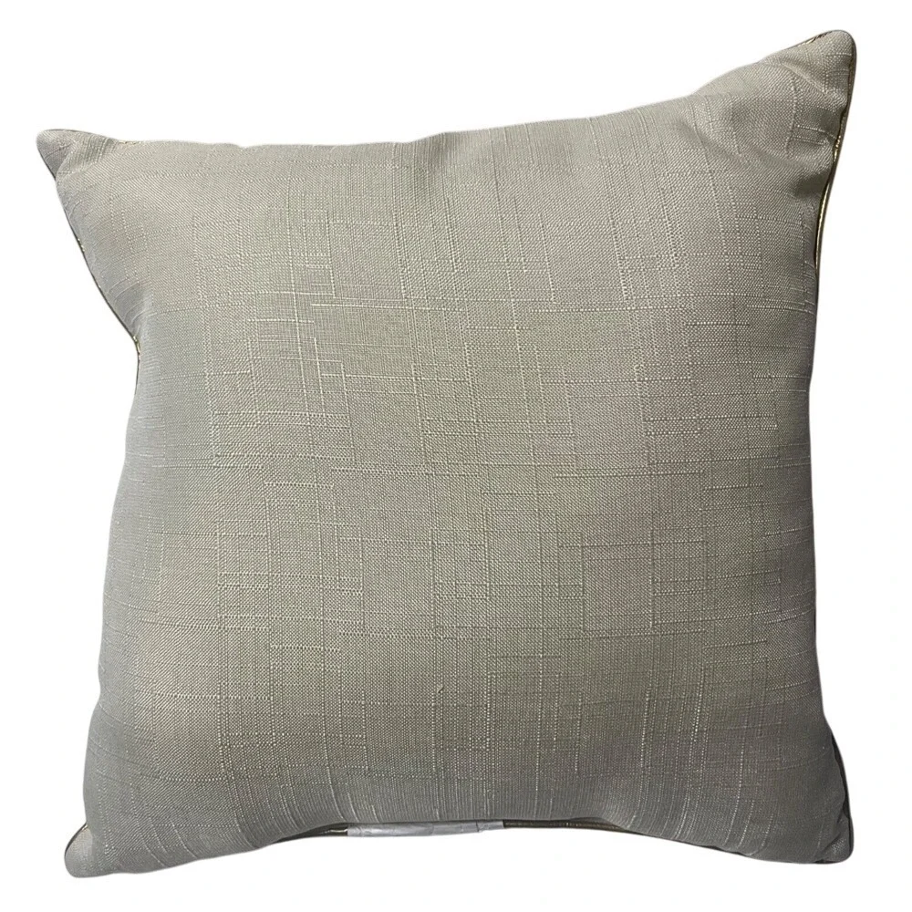 Let‎ It Snow Christmas Holiday Embroidered Decorative Square Throw Pillow 18